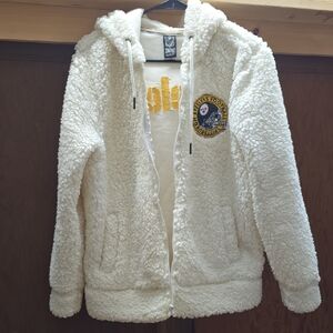NFL Cream Hoodie with Gold Embroidery